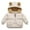 White, variant on Fengyings Clearance Kids Girls Boys' Winter Fleece Jackets With Hooded Toddler Cotton Dress Warm Lined Coat Outer Clothing
