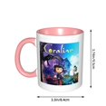 thumbnail image 3 of Taza de café y té con la adorable Coraline: tazas de cerámica para café para mujeres y hombres, 3 of 5