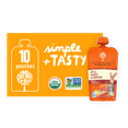 thumbnail image 2 of Peter Rabbit Organics Apple, Carrot, & Pumpkin Puree Baby Food, 4.4 oz (Pack of 10), 2 of 7