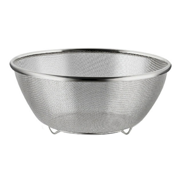 Colador de alimentos Jadeshay colador multifuncional de acero inoxidable con pie