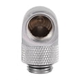 thumbnail image 3 of SHENMO 90 Degrees PC Water Cooling Two touch Fitting G1/4 Thread Elbow Barb Connector for Tube Silver, 3 of 8
