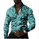 thumbnail image 3 of Camisa de discoteca de moda para hombre, camisa casual con estampado floral retro en 14 colores, camisa de manga larga con solapa y botones, camisa para hombre S-5XL, 3 of 5