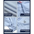 thumbnail image 6 of Reebok Womens Rain Jackets - Lightweight Hooded Waterproof Shell Windbreaker for Women (XS-3X), 6 of 7