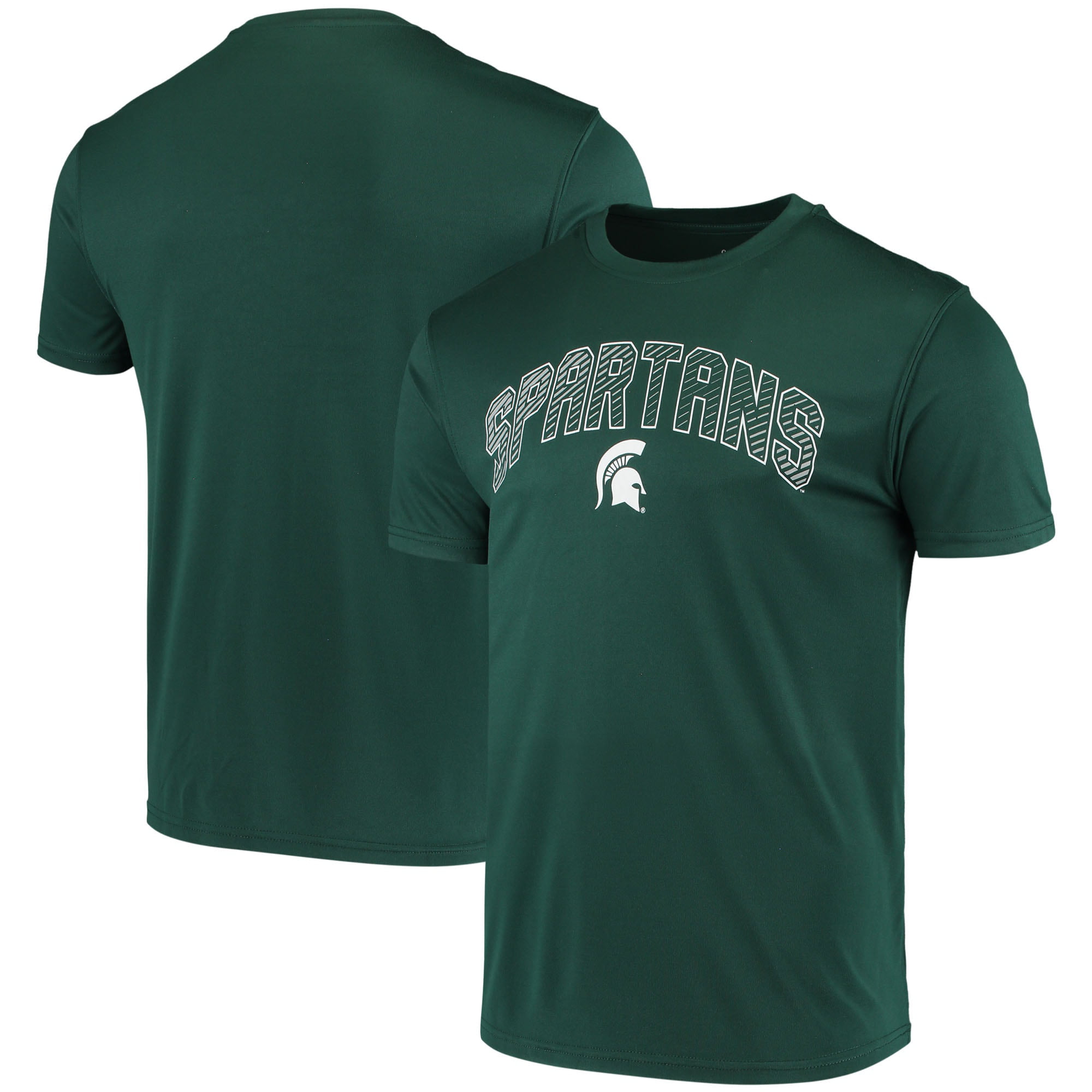 Captivating Apparel - Michigan State Spartans Catalyst T-Shirt - Green ...