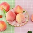 thumbnail image 7 of 4PCS Simulation Peaches Foam Peaches Decoration Fake Fruit for Home Decor, 7 of 7