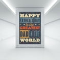 thumbnail image 7 of Greatest Dad in The World Print Father's Day Gifts Meaningful Artwork Father's Love Is Like A Mountain Thank You for Being There Bedroom Canvas Posters Wall Art, 7 of 7