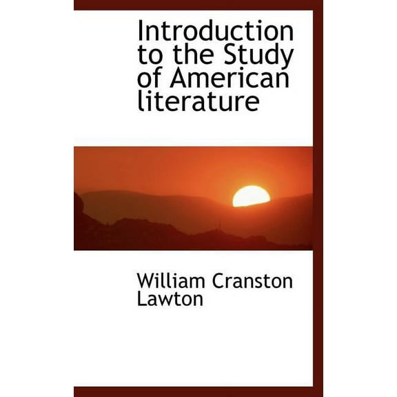 Introduction to the Study of American Literature (Hardcover)