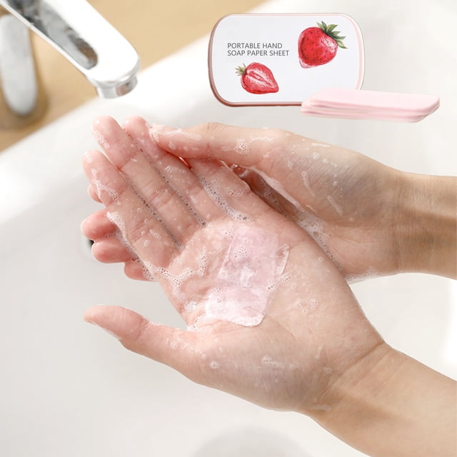 Toallitas De Jabn De Viaje, 50 Unidades, Papel Desinfectante Para Manos, Porttiles Y Biodegradables, Ideales Para Acampar, Hacer Senderismo, Fiestas Escolares, Higiene De Emergencia, UKHBMC