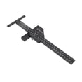 thumbnail image 3 of T Shaped Marking Ruler, Portable Accurate Aluminum Alloy Woodwork Ruler Black  for Carpentry, 3 of 8