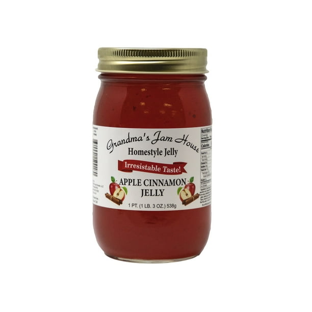 Grandma's Homestyle Apple Cinnamon Jelly, 2-Pack 16 oz. Jars - Walmart.com