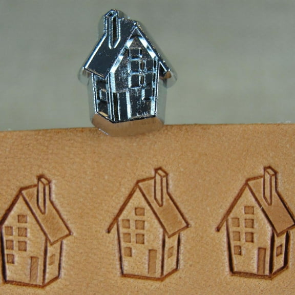 Leather Stamping Tool, House Stamp, E597, Leather Stamping Tool Stamp, Craft Japan Leathercraft Tool
