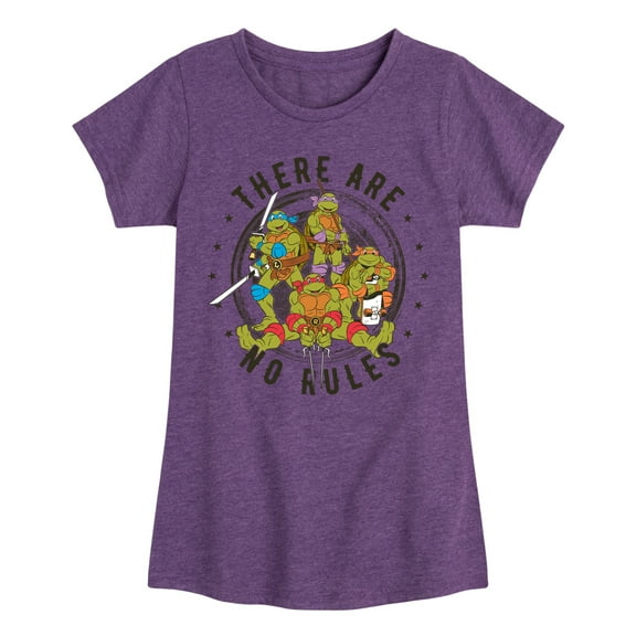 Teenage Mutant Ninja Turtles -There Are No Rules - Toddler & Youth Girls Graphic T-Shirt