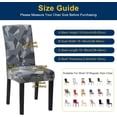 thumbnail image 5 of Chair Covers, Dining Room Chair Covers, Stretch Kitchen Chair Covers/Dining Room Chair Covers Set of 4, Removable Washable Dining Chair Slipcovers for Home, Hotel, Banquet, 5 of 6