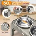 thumbnail image 4 of Soporte elevado ajustable COMESOON de Elevated Bowls de 1,5 L para perros, 4 of 8