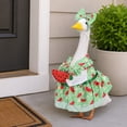 thumbnail image 6 of Summer Porch Goose Outfits for 23 Inch Lawn Statue | Watermelon Costume for Plastic/Cement Statue, Duck Sculpture Clothes for Spring Yard Patio Party Decoration, 6 of 8