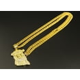 thumbnail image 3 of Collier mini Jésus Doré en Alliage Collier HIPHOP, 3 of 5