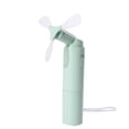 thumbnail image 2 of Clearance Ventilador de mano portátil recargable USB con batería tiempo de ejecución pequeño ventilador de mano bolsillo plegable ventilador personal regalos para mujeres niñas hombres oficina, viajes, 2 of 3