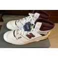 thumbnail image 4 of New Balance Mens 14 BB 650RCH White & Burgundy High-Top Basketball Sneaker, 4 of 5