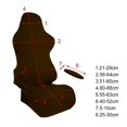 thumbnail image 2 of Xingzhi Gaming Chair Cover Soft for Rotating Chair Reclining Racing Gaming Chair dark coffee dark coffee, 2 of 6