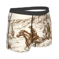 thumbnail image 4 of Uemuo Western Desert Cowboys1 Pattern Men's Boxer Briefs,Trunk Anti-Chafing,Comfortable, Durable, and Stylish Underwear-Small, 4 of 9
