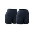 thumbnail image 2 of YouLoveIt Womens Yoga Shorts Butt Lifting Yoga Shorts High Waist Tummy Control Yoga Leggings Solid Color Yoga Running Shorts Yoga Short Leggings Stretch Ruched Hot Shorts with Pockets, 2 of 6