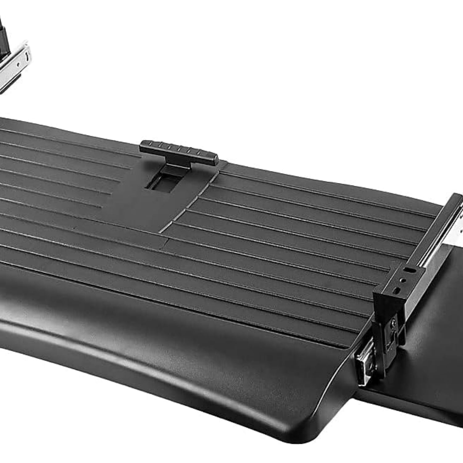Keyboard Tray Under Desk with Adjustable Mouse Platform – Easy-Glide Sliding Drawer Under Desk Slide Out – Ergonomic Under Key Board Shelf for Office, Gaming, and Workstations