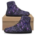 thumbnail image 7 of POLERO Womens Purple Black Camo Hunting Work Shoes for Women High Top Ankle Walking Barefoot Sneaker High Mid Ankle Support Training Athletic Walking Fitness Sneakers Travel Trainer Strap Shoes, 7 of 7