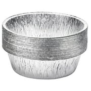 20 Pack Diplastible 8-inch | Disposable Cake Pan and Extra Deep Aluminum Foil Pans | 20 Count
