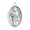 thumbnail image 3 of St. Jude Sterling Silver Medal Necklace, 3 of 10
