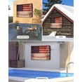 thumbnail image 4 of American Flag Vintage Outdoor TV Cover 40-43 Inch Weatherproof Baseball Outdoor TV Covers, 4 of 7