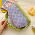 thumbnail image 4 of Bolsas De Maquillaje Bolsa de cosméticos a cuadros, bolsa organizadora de cosméticos portátil de mano para suministros de viaje Likrtyny Para Estrenar, 4 of 6