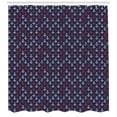 thumbnail image 3 of Ambesonne Anchor Shower Curtain, Abstract Sea Grunge Worn, 69"Wx75"L, Vermilion Dark Blue, 3 of 3