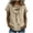 Beige, variant on Shirts for Women Summer Tie Neck Bow Knot Linen Tops Trendy Casual Business Short Sleeve Blouse
