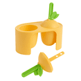 thumbnail image 2 of Ensemble de 3-pièces moules à popsicles Mainstays, forme de citron, jaune et vert, 2 of 8