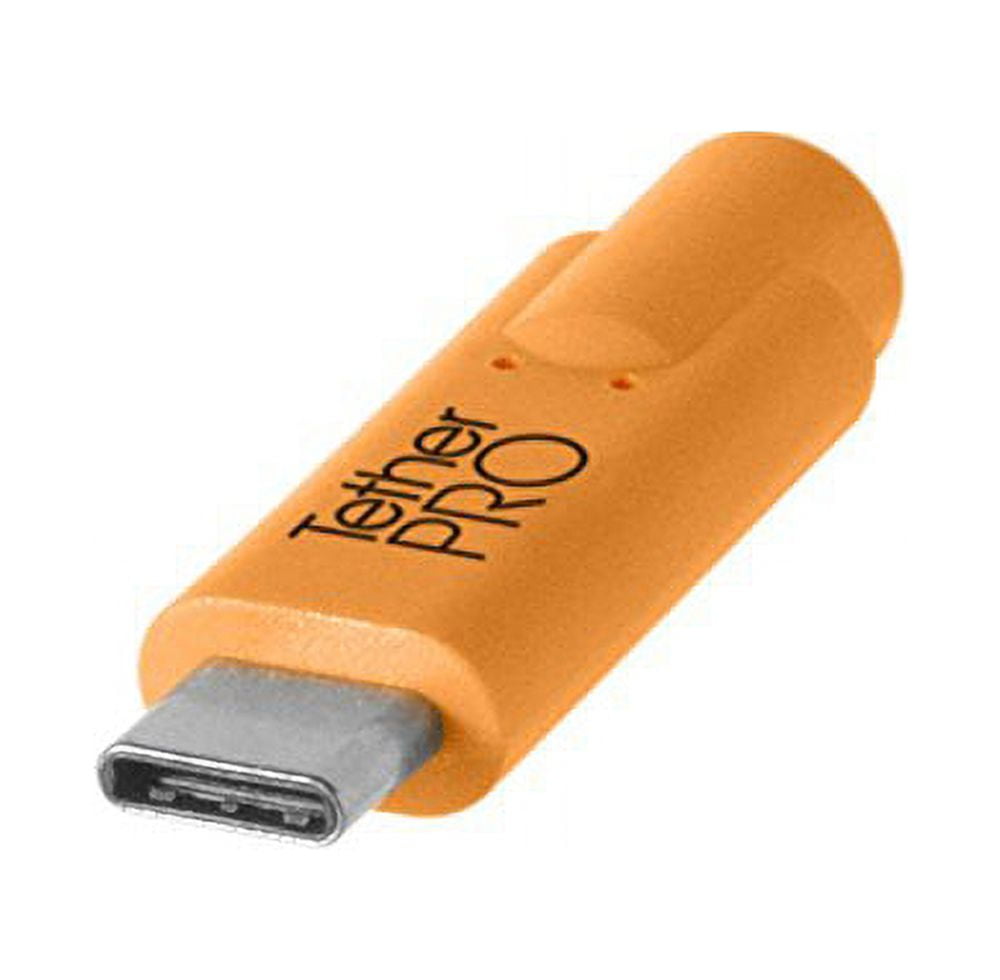 Tether Tools TetherPro USB-C to USB-C Cable, 10', Orange