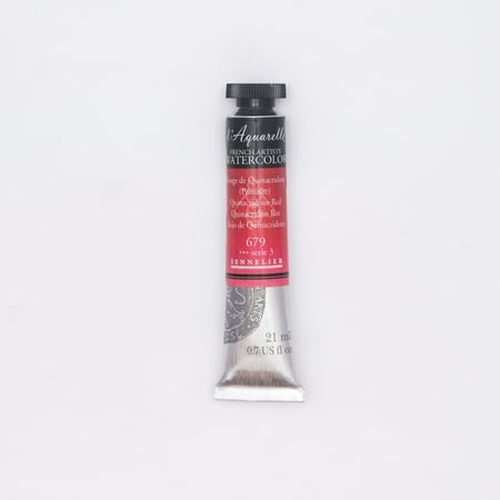 UPC: 3046450116820 | Sennelier French Artists Watercolor 21ml Tube Quinacridone Red S3