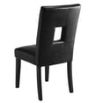 thumbnail image 2 of Shannon Open Back Upholstered Dining Chairs Black (Set of 2), 2 of 2