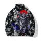 thumbnail image 2 of Abrigo de hombre Abrigos de invierno Parkas para hombre Abrigo de algodón con estampado de monstruo personalizado Cómodo y cálido Chaquetas modernas y versátiles, 2 of 4