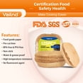 thumbnail image 2 of Vailnd Forros de papel desechables para freidora de aire cuadrada de 9 pulgadas, 125 piezas, revestimiento de pergamino antiadherente para freidora de aire de grado alimenticio, resistente al aceite,, 2 of 6