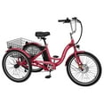 Lilypelle Adult Electric Tricycles,3 Wheel Electric Bike,15.5 Mph