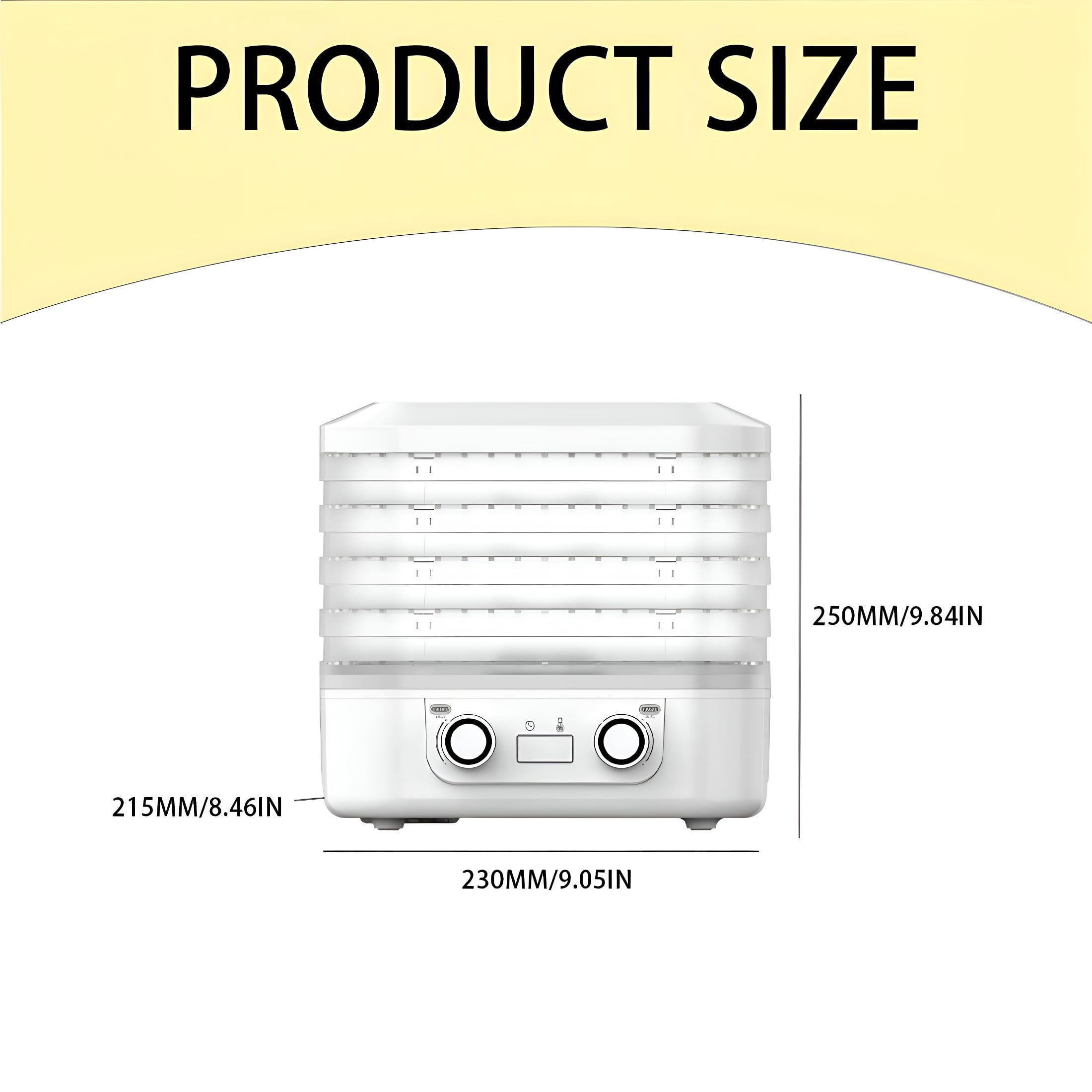 CURYMAY Freeze Dryer Machine for Home for Candy & Snacks Dryer Machine 5 Trays Home Freeze Dryer for Food Preservation
