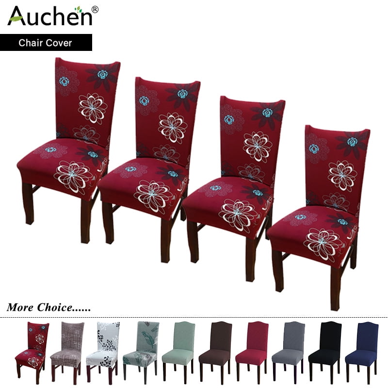 Details about   1 4 6Pc Stretch Spandex Chair Cover for Dining Room Wedding Party Seat Slipcover 