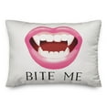 thumbnail image 2 of Creative Products Bite Me Vampire 20 x 14 Spun Poly Pillow, 2 of 3