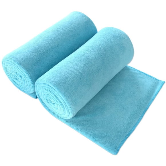 Toalla JML de microfibra de gran tamaño, 102 x 203 cm, paquete de 2