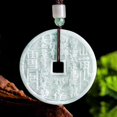 thumbnail image 3 of Mountain Ghost Spending Jade Pendant Necklace, Bagua Jade Pendant Necklace are Ideal Choices for Those Who Like Mystery and Elegance, 3 of 4