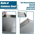 thumbnail image 3 of Confote Stainless Steel Replacement Tray for Dog Crate, Chew-Proof and Crack-Proof,35"x22", 3 of 8
