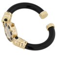 thumbnail image 5 of GlassOfVenice Murano Glass Millefiori Bangle Watch - Black, 5 of 6