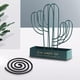 thumbnail image 3 of Soporte de bobina de mosquitos de hierro forjado Sunnimix decoración de escritorio Verde Cactus, 3 of 8