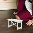 thumbnail image 2 of Table de Maison de Poupée Extérieure Mini Table de Patio Accessoire Miniature Table en Bois, 2 of 8