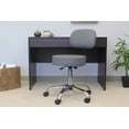 thumbnail image 4 of Boss Office Products Tabouret Médical en Vinyle à Dossier Mi-Haut Gris, 4 of 10